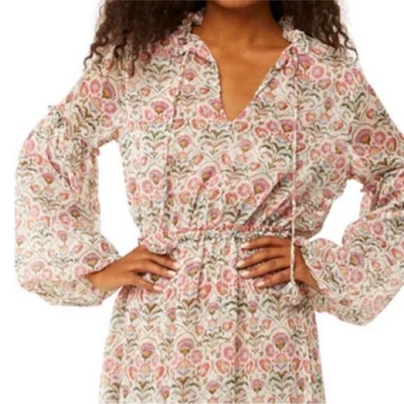 Misa Los Angeles Amata Floral Long Sleeve Dress | Size XL - Picture 6 of 11